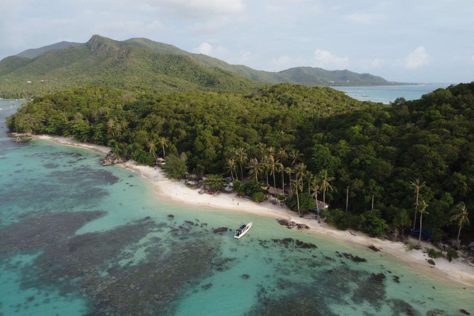 Karimunjawa archipelago, turquoise waters and forested islands